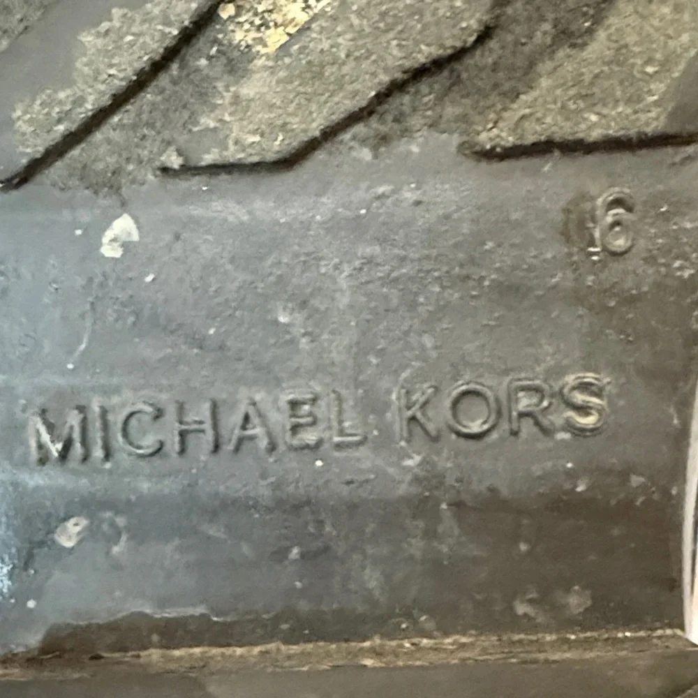 Michael Kors Shiny Black Rain Boots